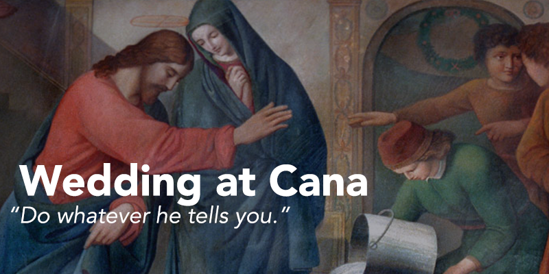 Gospel Reflection for 20th January - Wedding at Cana - Missionary Oblates of Mary Immaculate