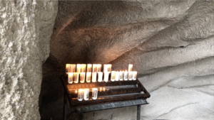 Prayer at the Grotto