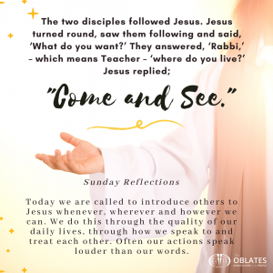 Gospel Reflection For Sunday January 17th 2021 %