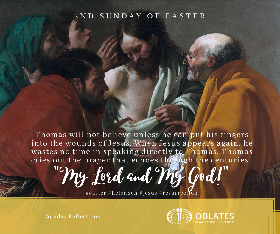Gospel Reflection for April 11th 2nd Sunday of Easter 2021 Missionary