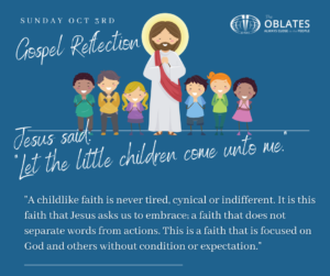 sunday reflection october 3rd