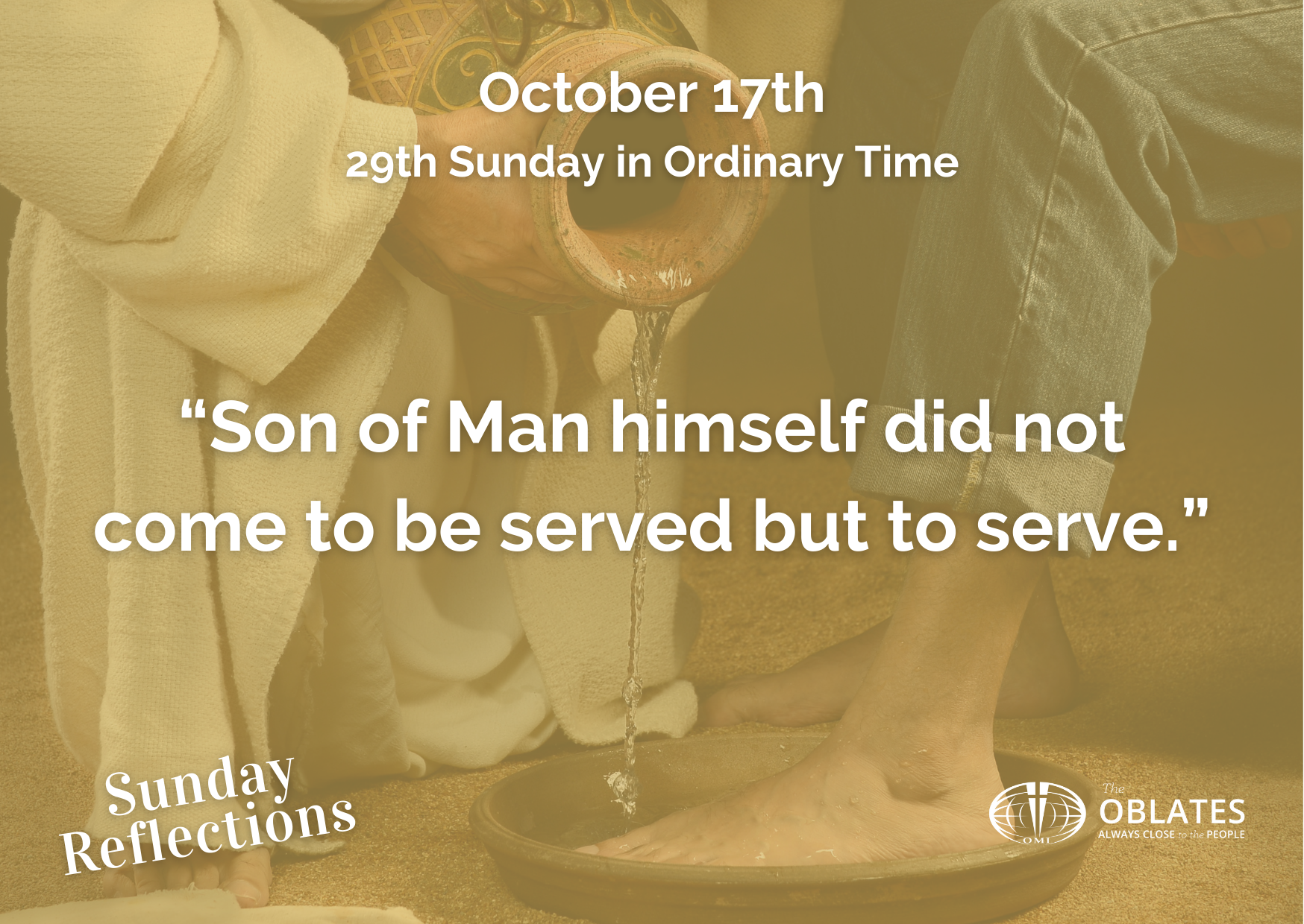 Sunday October 17th reflection