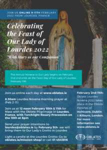 lourdes novena leaflet 2022