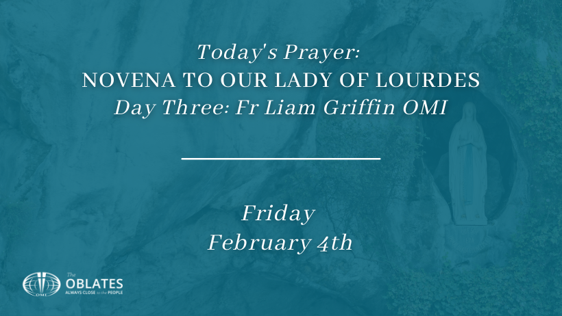 morning prayer day three novena lourdes