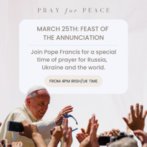 prayer for peace pope francis ukraine russia