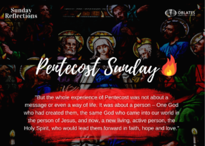 sunday reflection pentecost june 5th