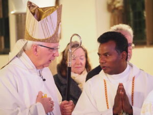 Fr Vimal Parunanthu OMI induction as Parish Priest, Colwyn Bay