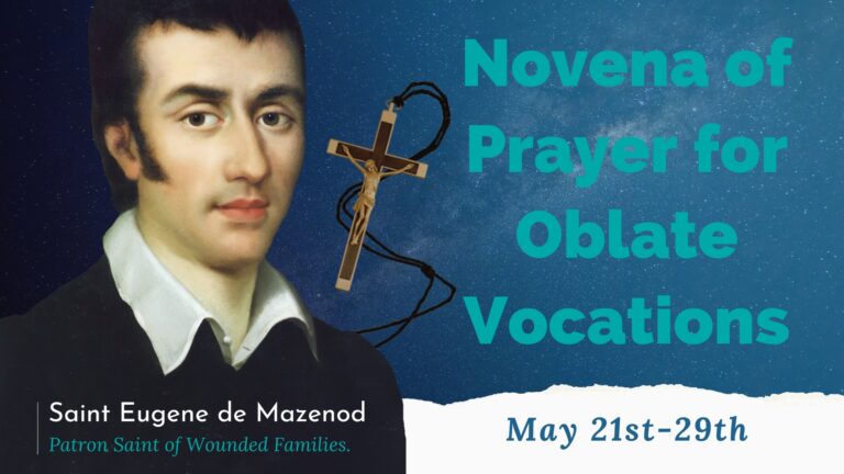 Oblate Vocations Novena Prayer 2023