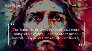 Sunday Reflection Graphic 26th November 2023 Christ the King thumbnail