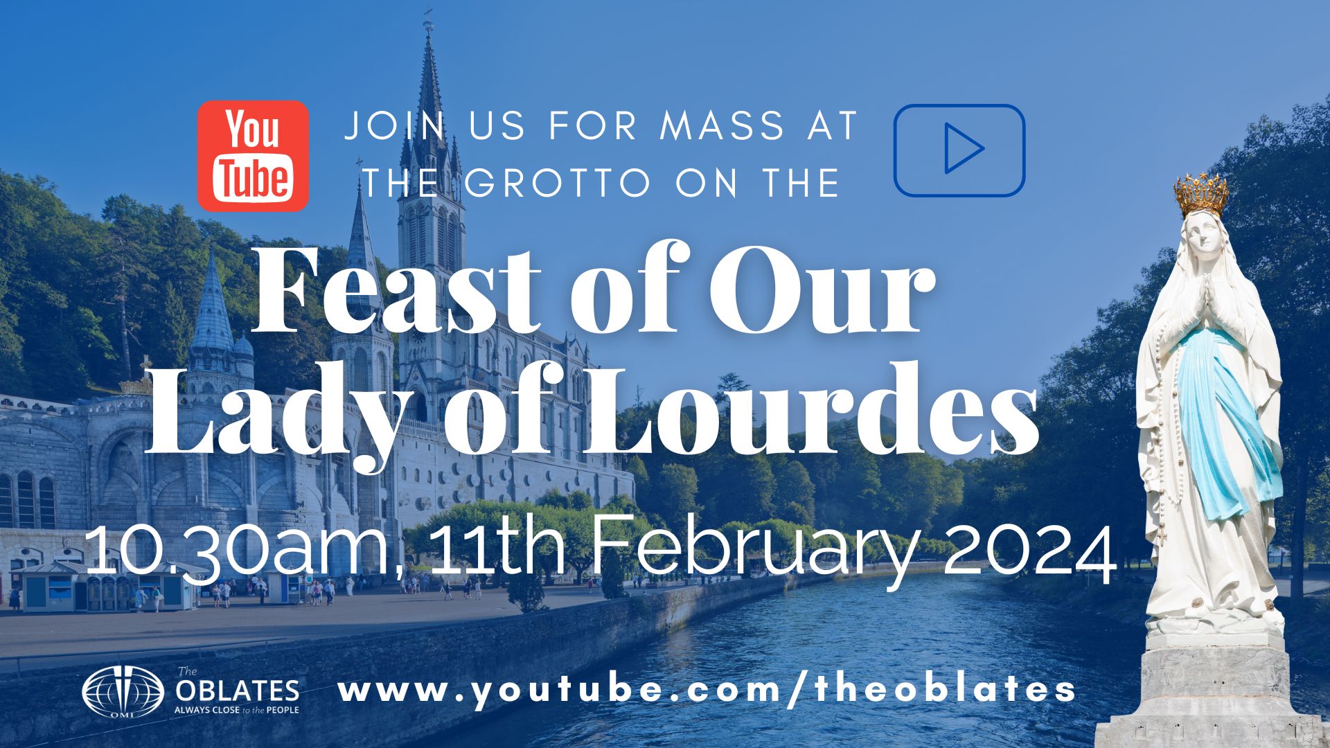 Novena to Our Lady of Lourdes Mass Sunday february 11th feast day