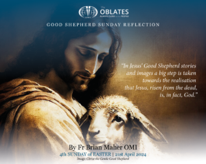 Sunday Gospel Meme landscape Good shepherd sunday 21st april 2024