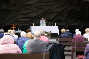 Mass at the Grotto in Inchicore