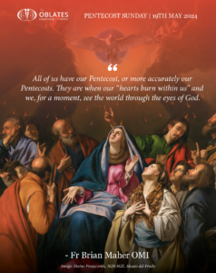 Sunday Gospel Meme portrait Pentecost 2024