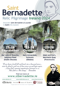 St Bernadette Relic Pilgrimage 2024 - Inchicore - Missionary Oblates of Mary Immaculate